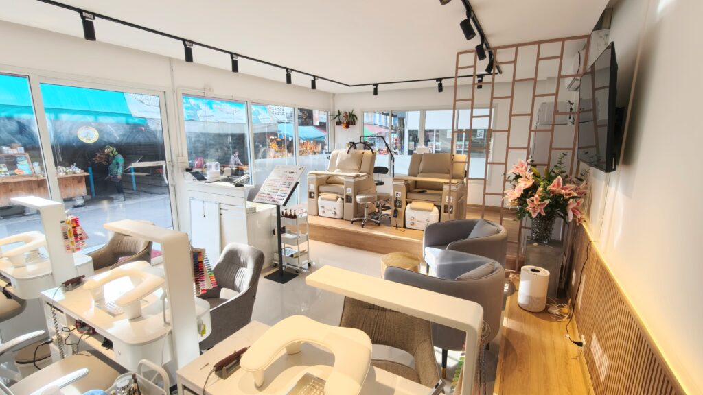 Soda Studio Nail Salon interior