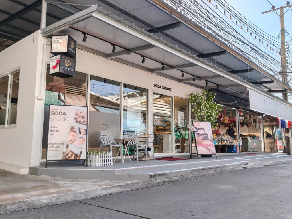 Soda Studio Nail Salon Bankok frontview
